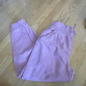 Pink sweatpants